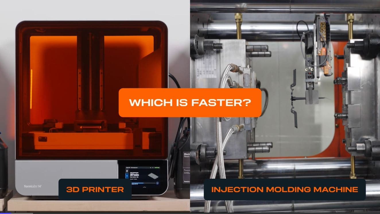 1000 个部件生产竞赛:3D 打印与注射成型