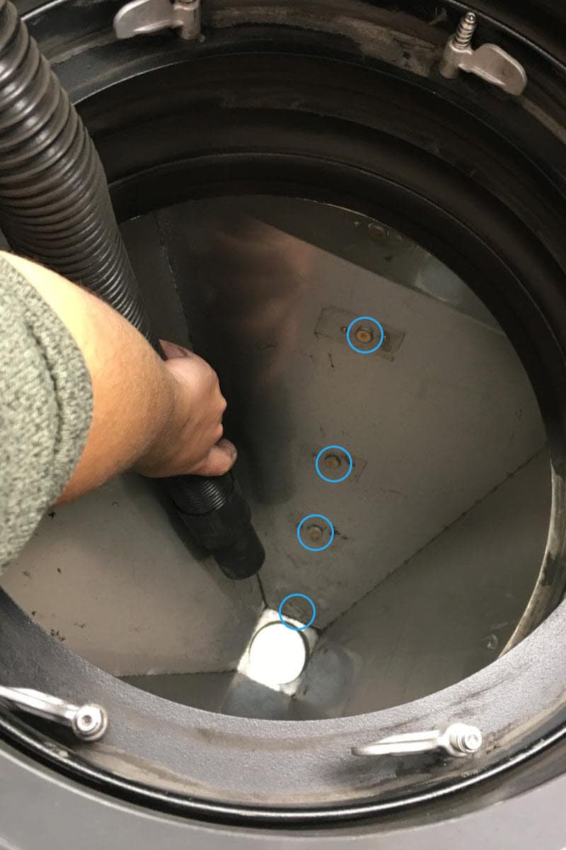 旧粉末料斗传感器