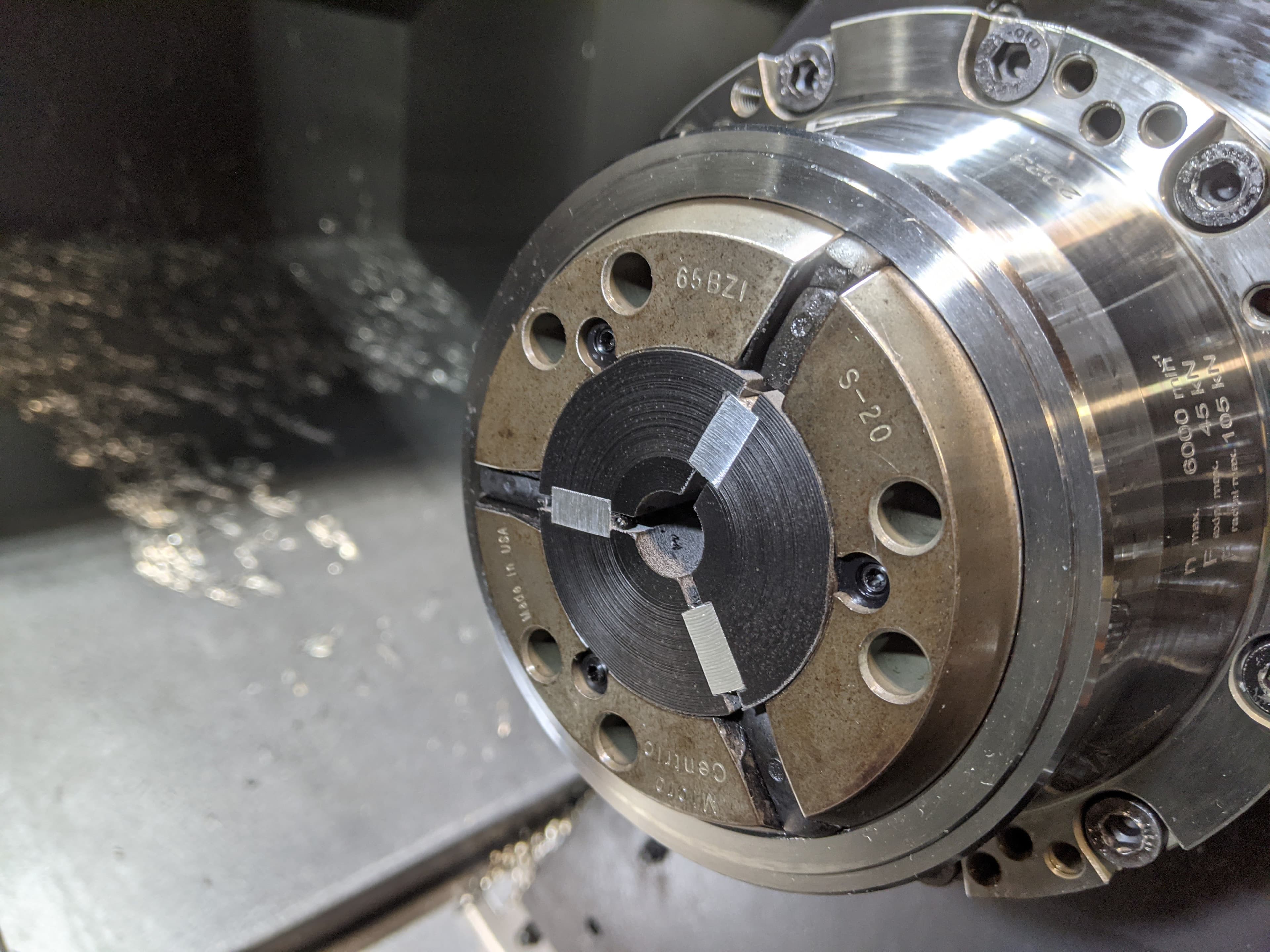 按尺寸机加工前