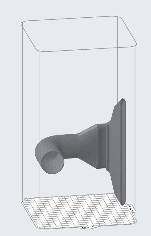 Fuse 1 generation vacuum attachment V2 in PreForm