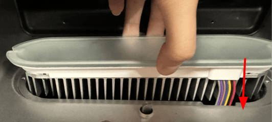 Mount the replacement LED module
