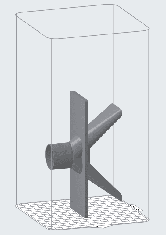 Fuse 1 generation vacuum attachment V1 in PreForm