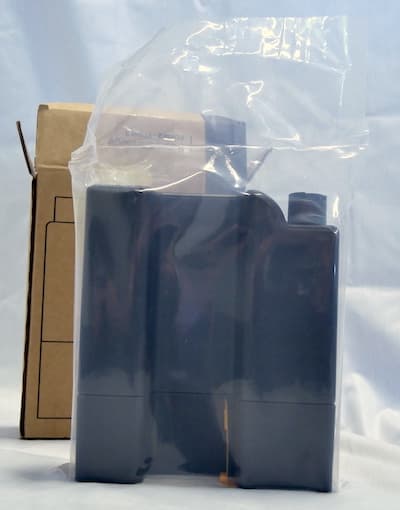 透明的塑料树脂盒袋,由 100% 纯聚乙烯制成