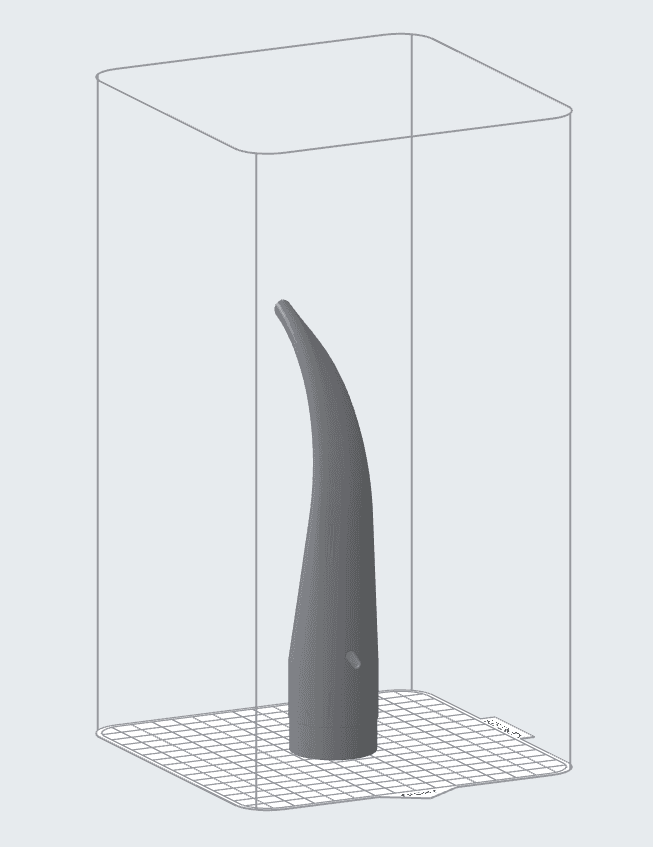 Fuse 1 generation vacuum nozzle in PreForm