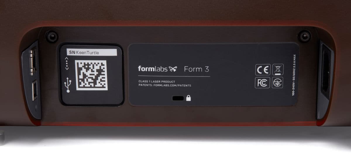 Form 3/Form 3B 电源端口