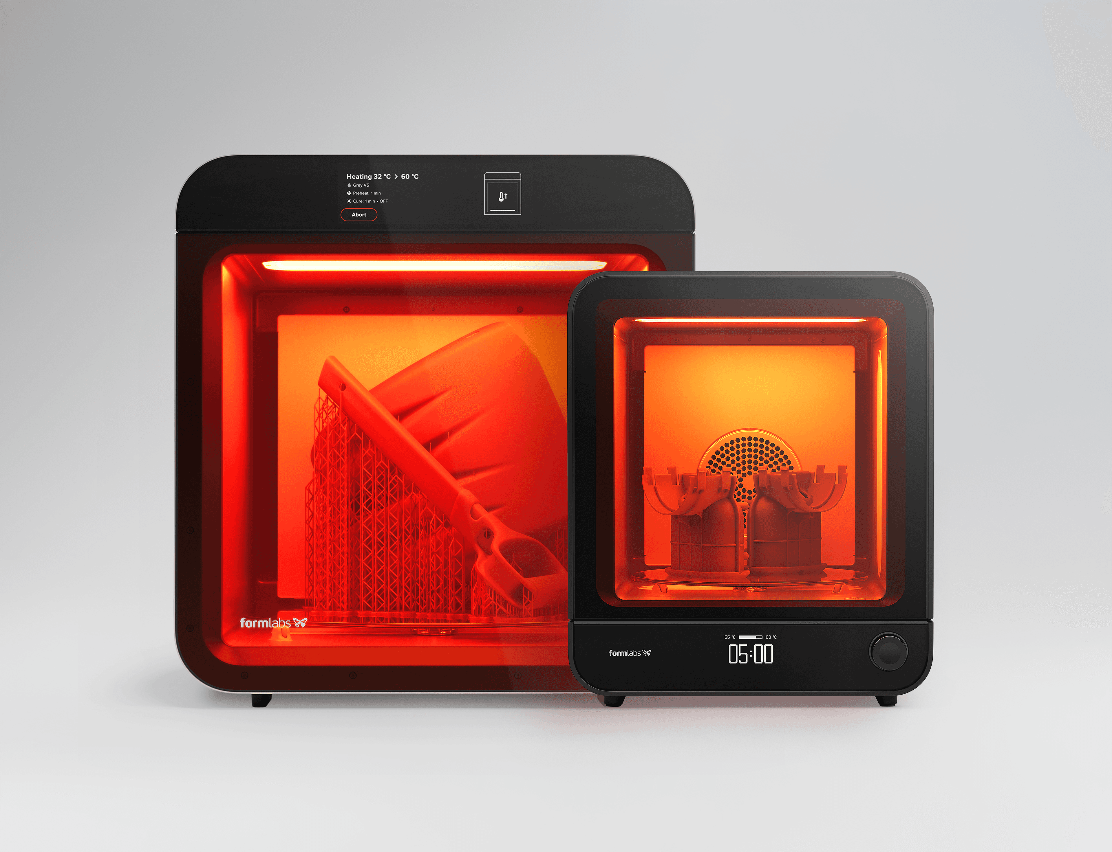 Form Cure 和 Form Cure L:后固化全尺寸 Form 4 和 Form 4L 打印件