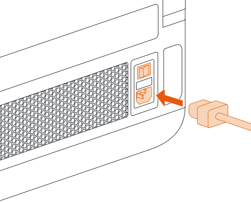 Connecting the Form Studio 1 to power