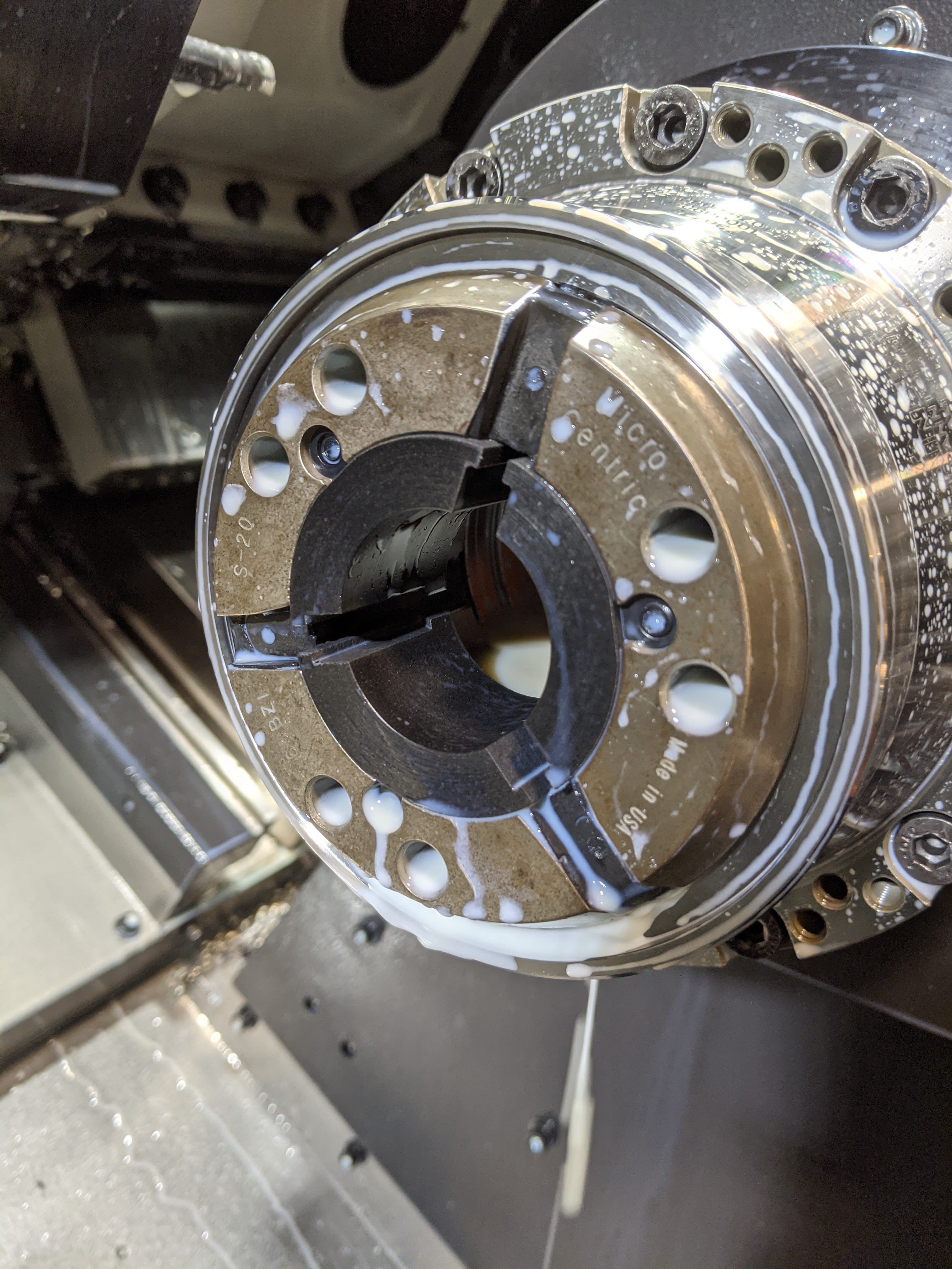 按尺寸机加工后