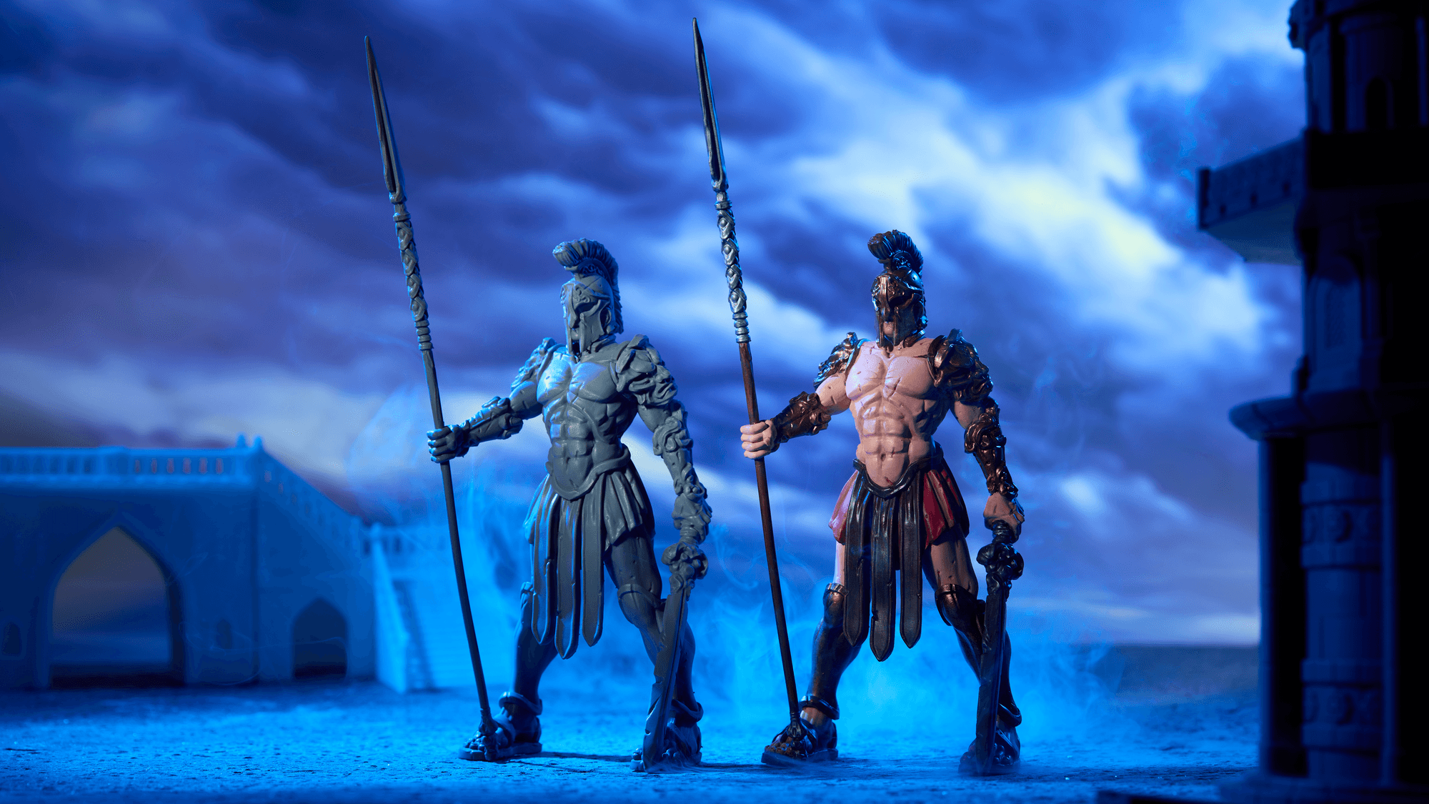 Alpha model resin 3d printed figures
