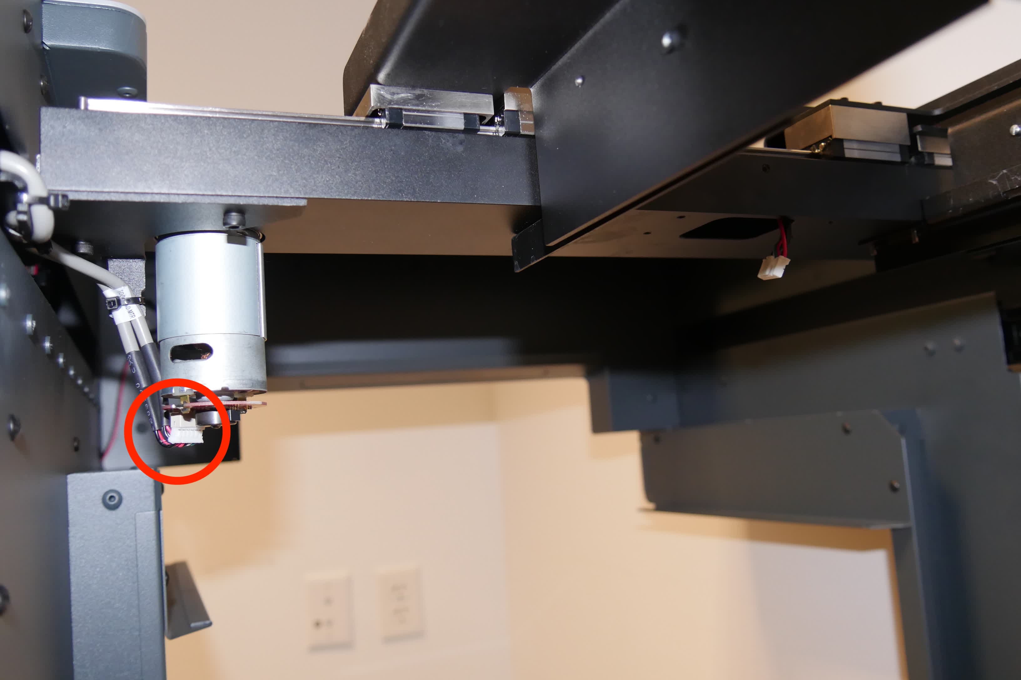 Form Auto print removal mechanism motor