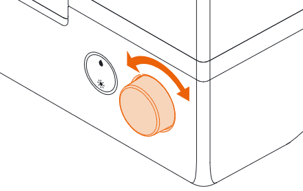 Form Studio Wash+Cure controls