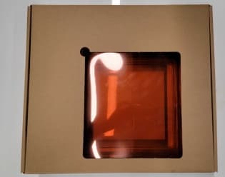 Form 3/Form 3B 树脂盒包装箱,由 3mm 厚的纸板制成,带有 PET 窗口