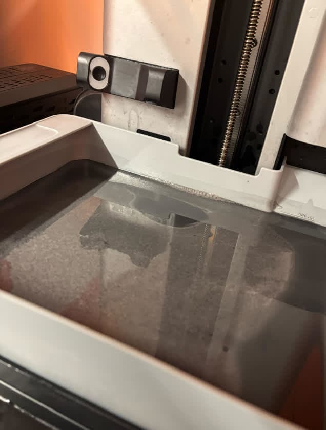 Tough 1500 Resin V2 在树脂槽中出现起泡