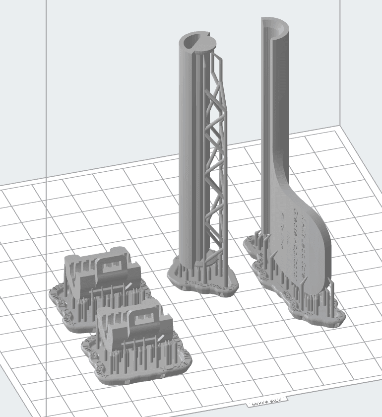 Form 3 X-axis cleaning kit models in PreForm