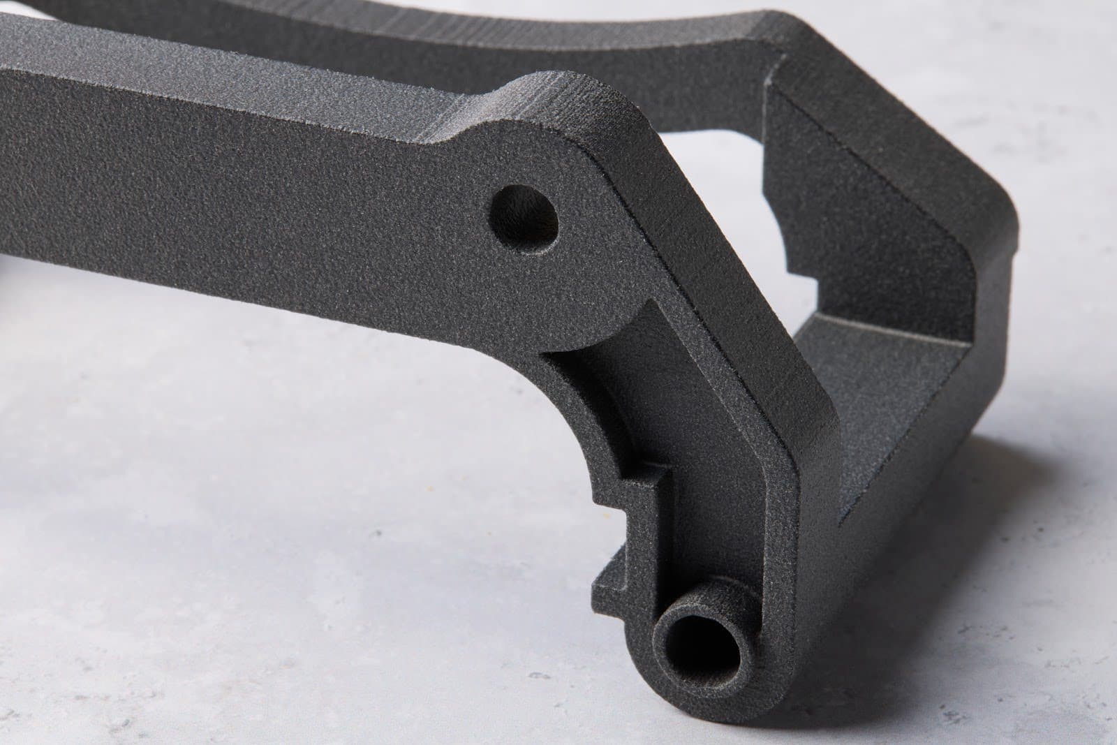 Fuse 喷砂和抛光部件表面光洁度特写