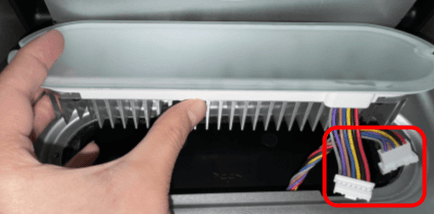 Connect the LED module cable