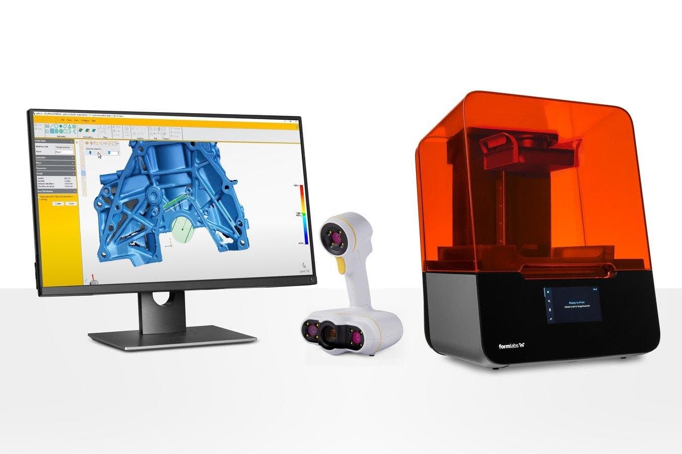 桌面级 SLA 3D 打印机是将逆向工程设计转化为实体部件的理想选择。