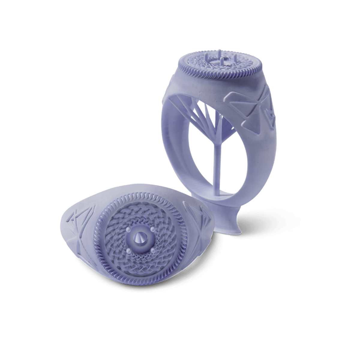 珠宝 3D 打印样品部件