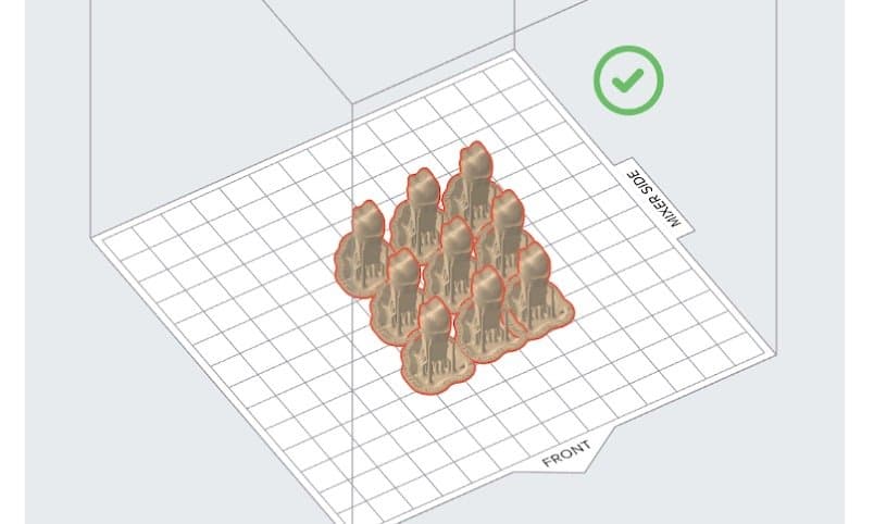 直接在构建平台上打印部件