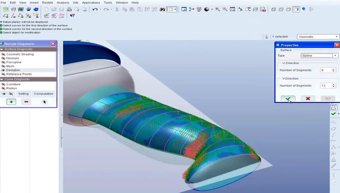 Creo 和 Pro Engineer 的逆向工程扩展软件提供了先进的工具,可实现专业、准确的结果。