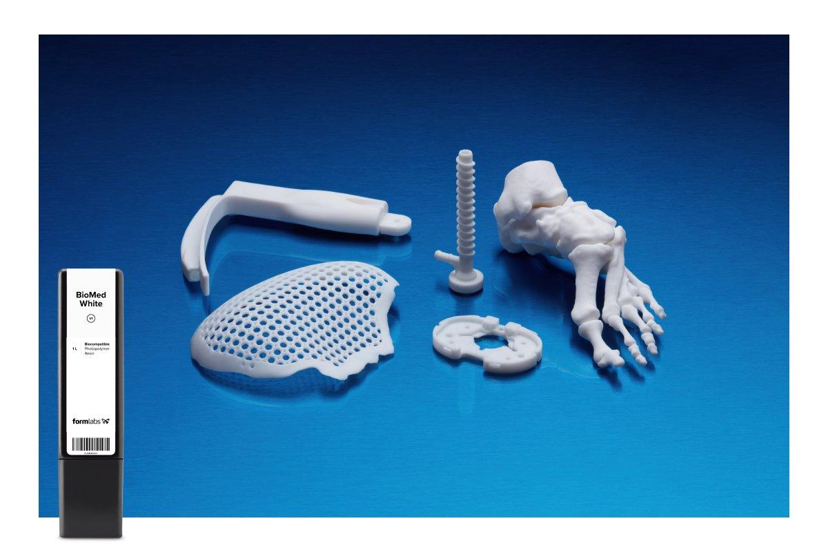 BioMed White Resin－3D 打印医疗部件