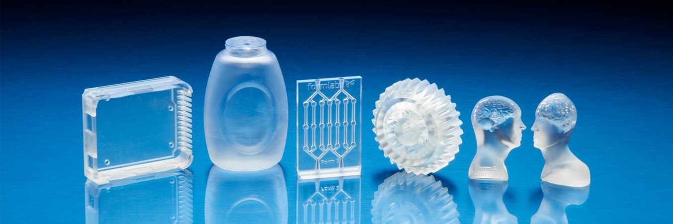 清晰透明的 3D 打印部件