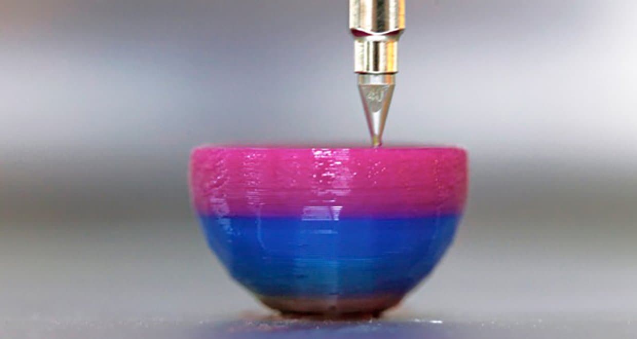 彩色 FDM 3D 打印。(来源:3Dnatives)