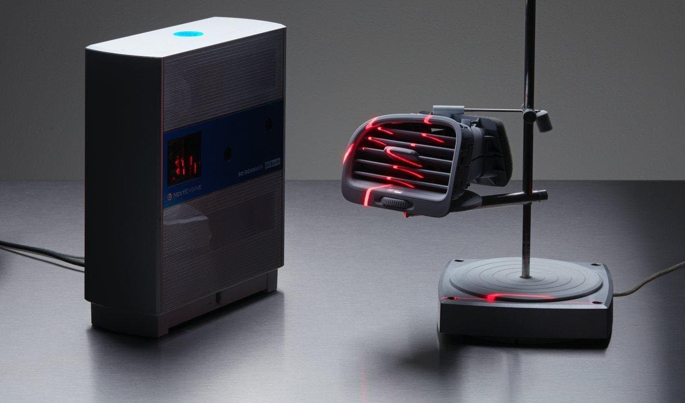 使用 3D 扫描技术对后视镜进行逆向工程