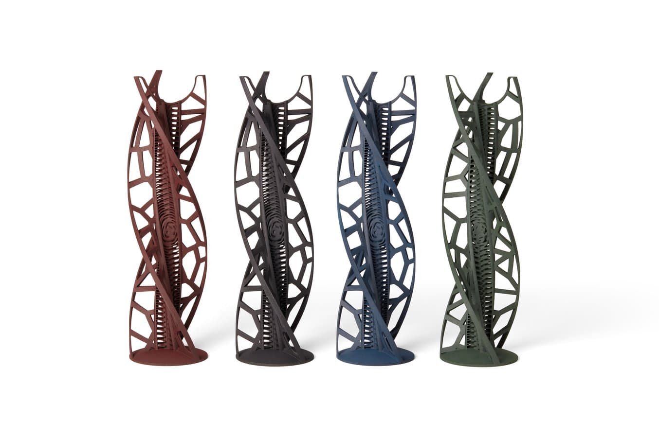 染色的 SLS 3D 打印部件