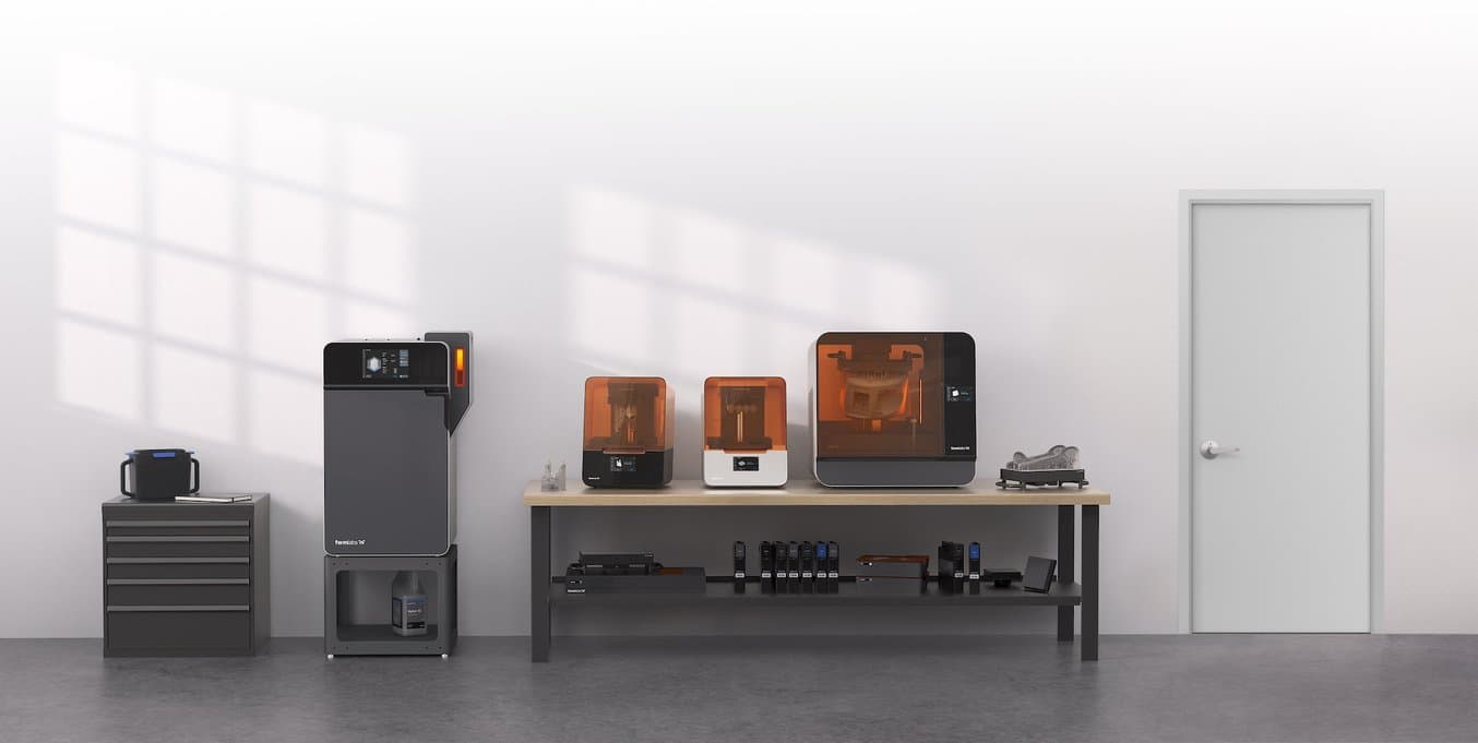 Formlabs 的 Form 3+ Form 3L 和 Fuse 3D 打印机