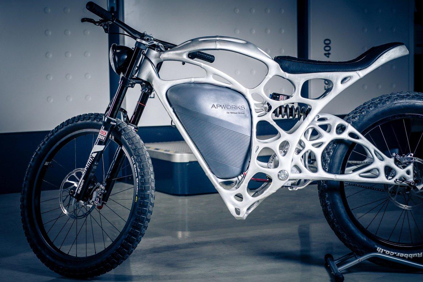 motorcycle made with generative design