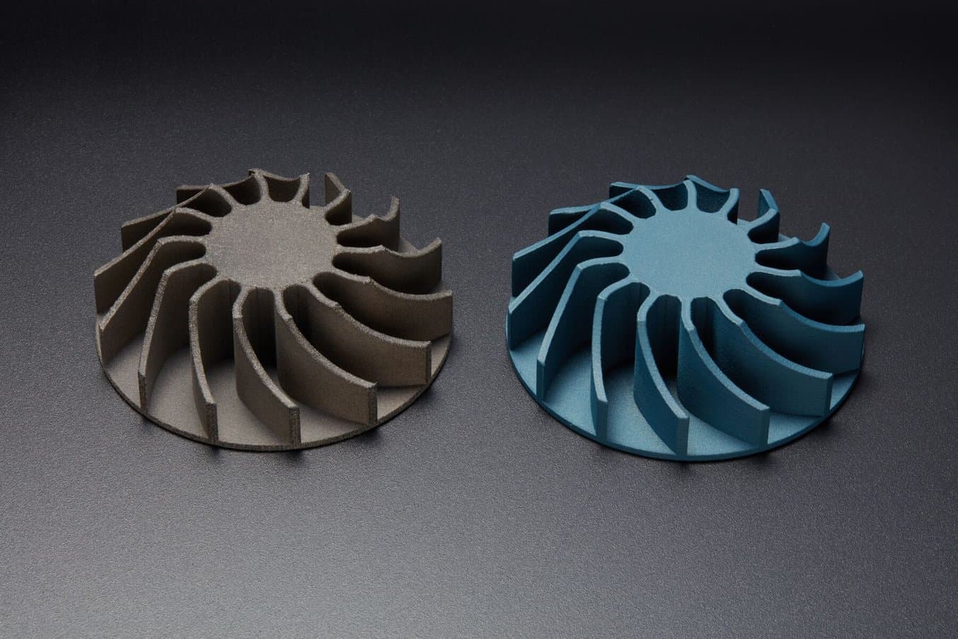 经滚磨处理的 Cerakote 涂层 SLS 3D 打印部件